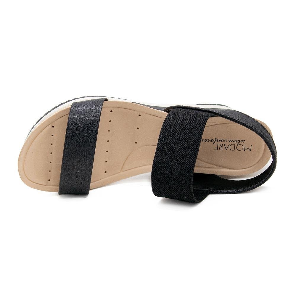 Sandália Modare 7123.107 Feminino Preto 3