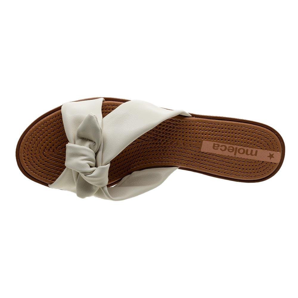 Rasteira Moleca Laço 5297.456 Offwhite Branco 3