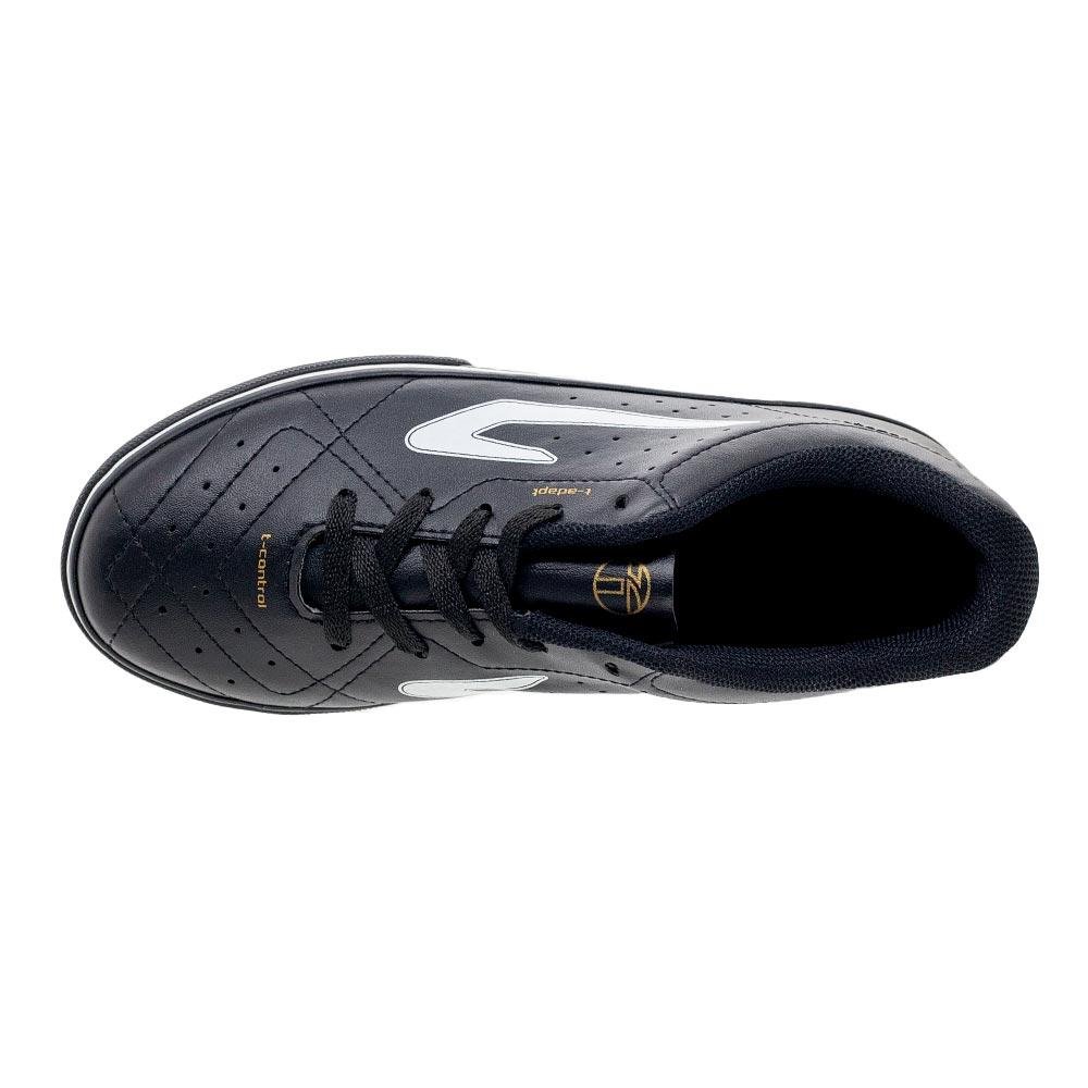 Chuteira Futsal Infantil Menino Topper Boleiro II Preta Preto 3
