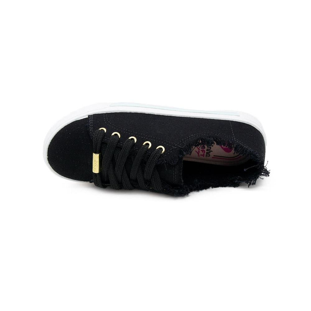 Tênis Infantil Feminino Molekinha 2524.331 Preto Preto 3
