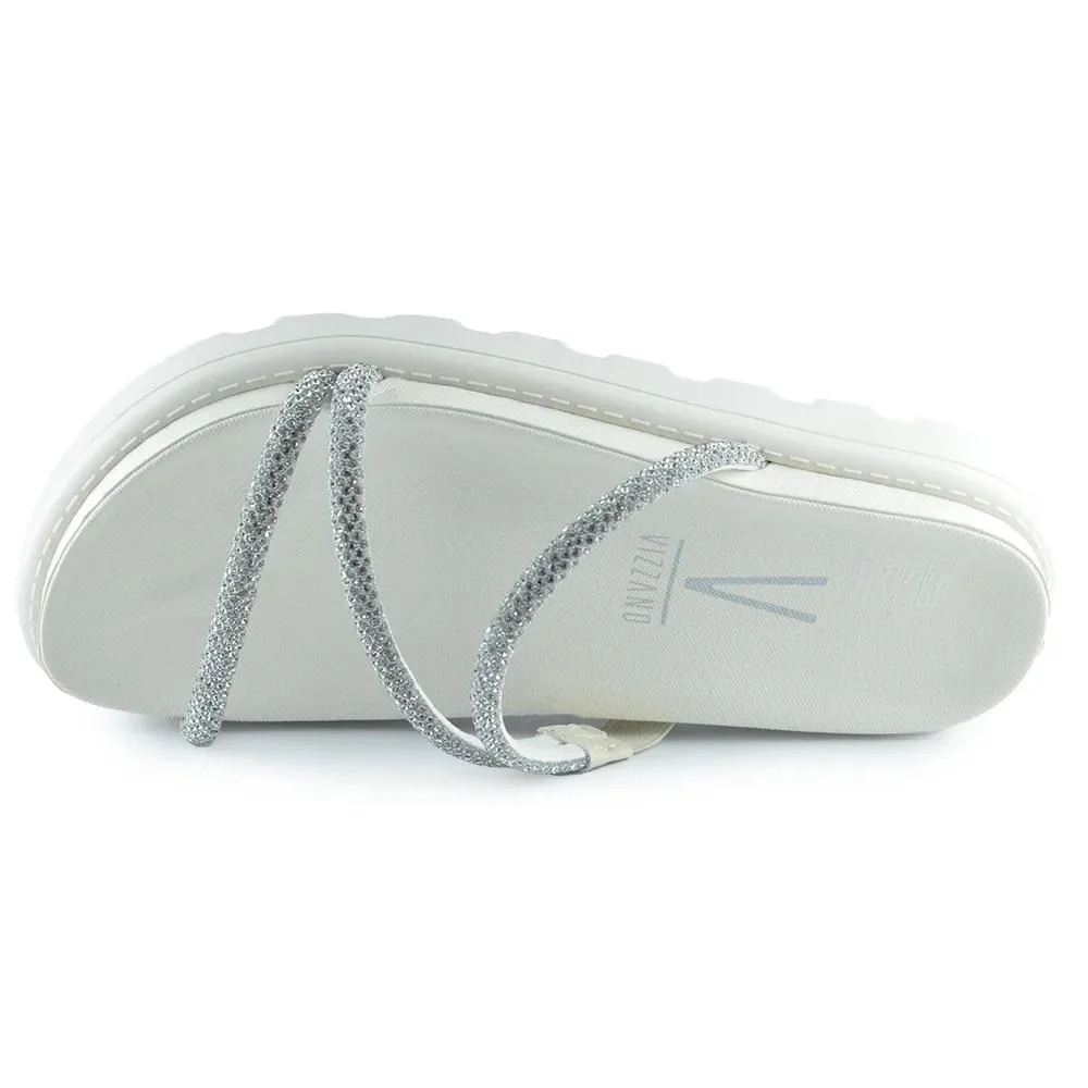 Papete Feminina Vizzano 6459.118 Off White Branco 3