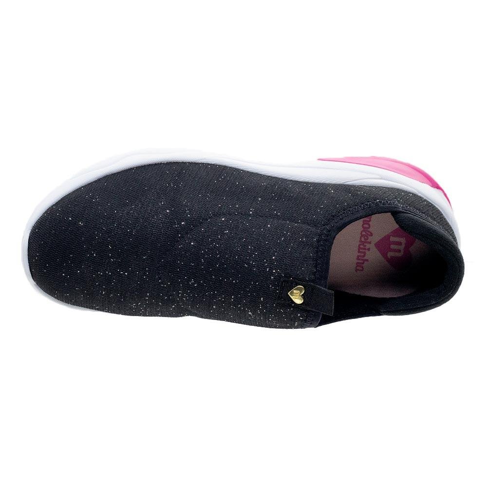 Tênis Slip On Infantil Menina Molekinha 2571.100 Preto Preto 3