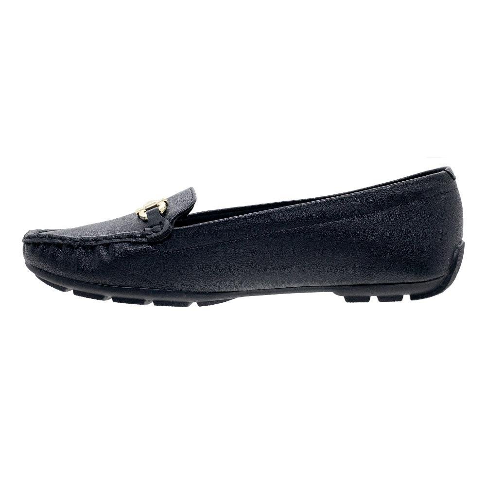 Sapato Mocassim Feminino Modare 7035.641 Preto Preto 2