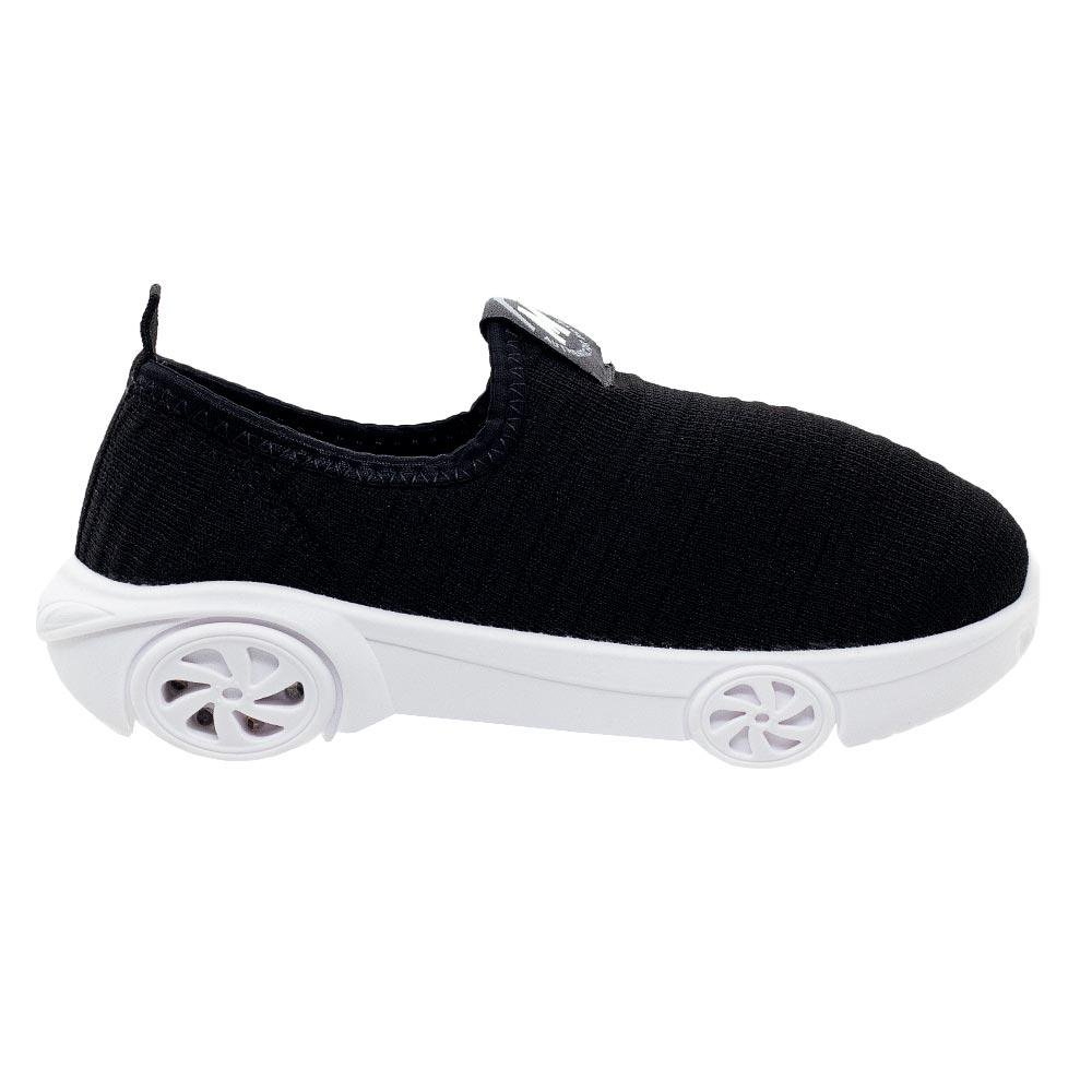 Tênis Infantil Menino Slip On Molekinho Soft LED 2632.100 Preto Preto 1