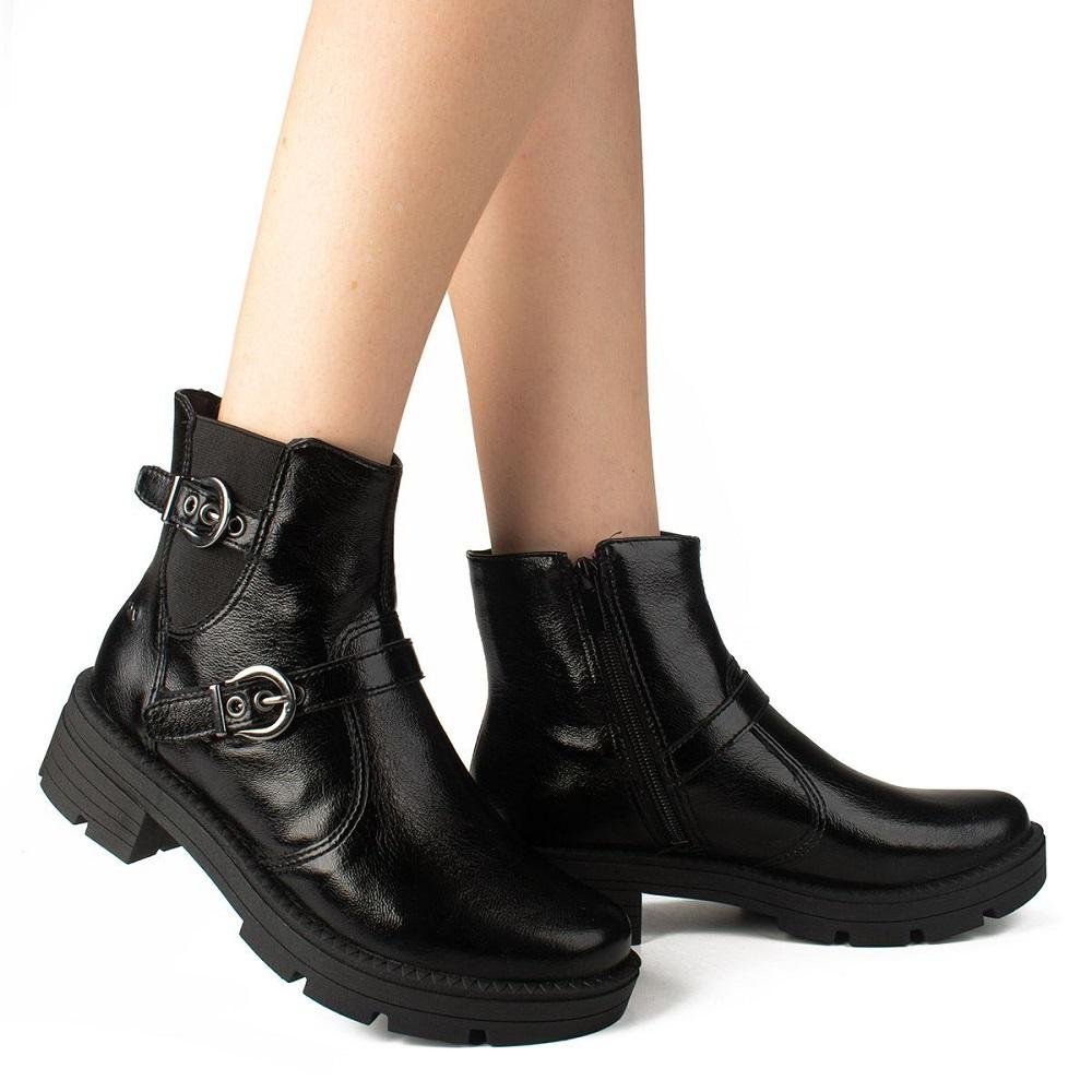 Bota Coturno Feminina Dakota G9631 Preta Preto 5