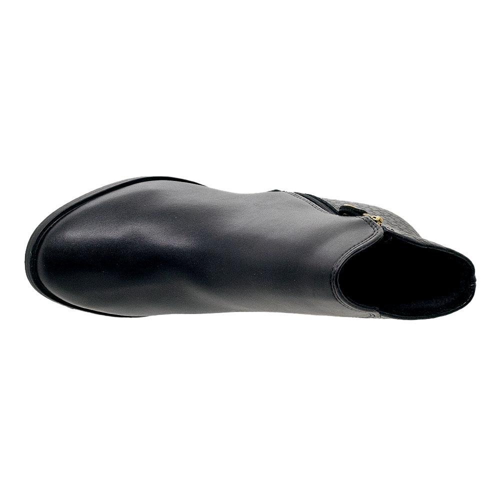 Bota Cano Curto Feminina Modare 7078.101 Preta Preto 3