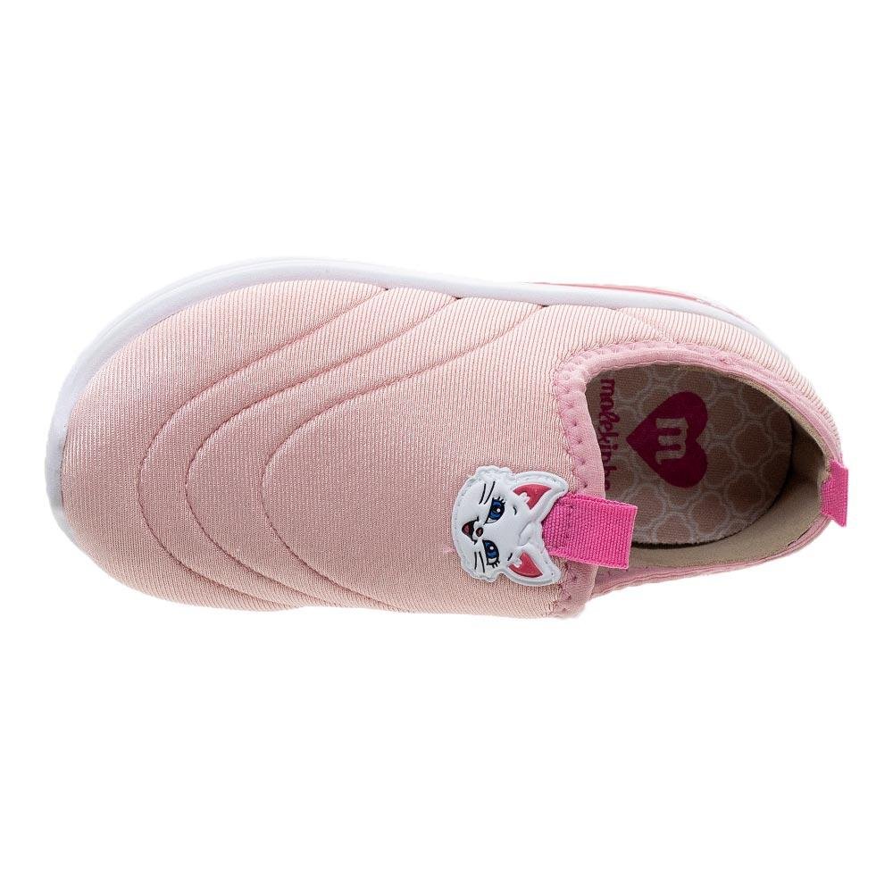 Tênis Menina Infantil Slip On Molekinha 2731.104 Rosa Rosa 3