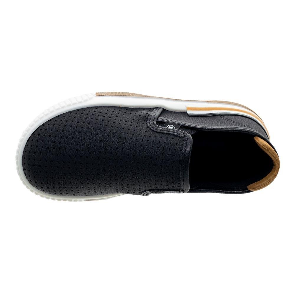 Tênis Infantil Menino Slip On Molekinho 2615.100 Preto Preto 3