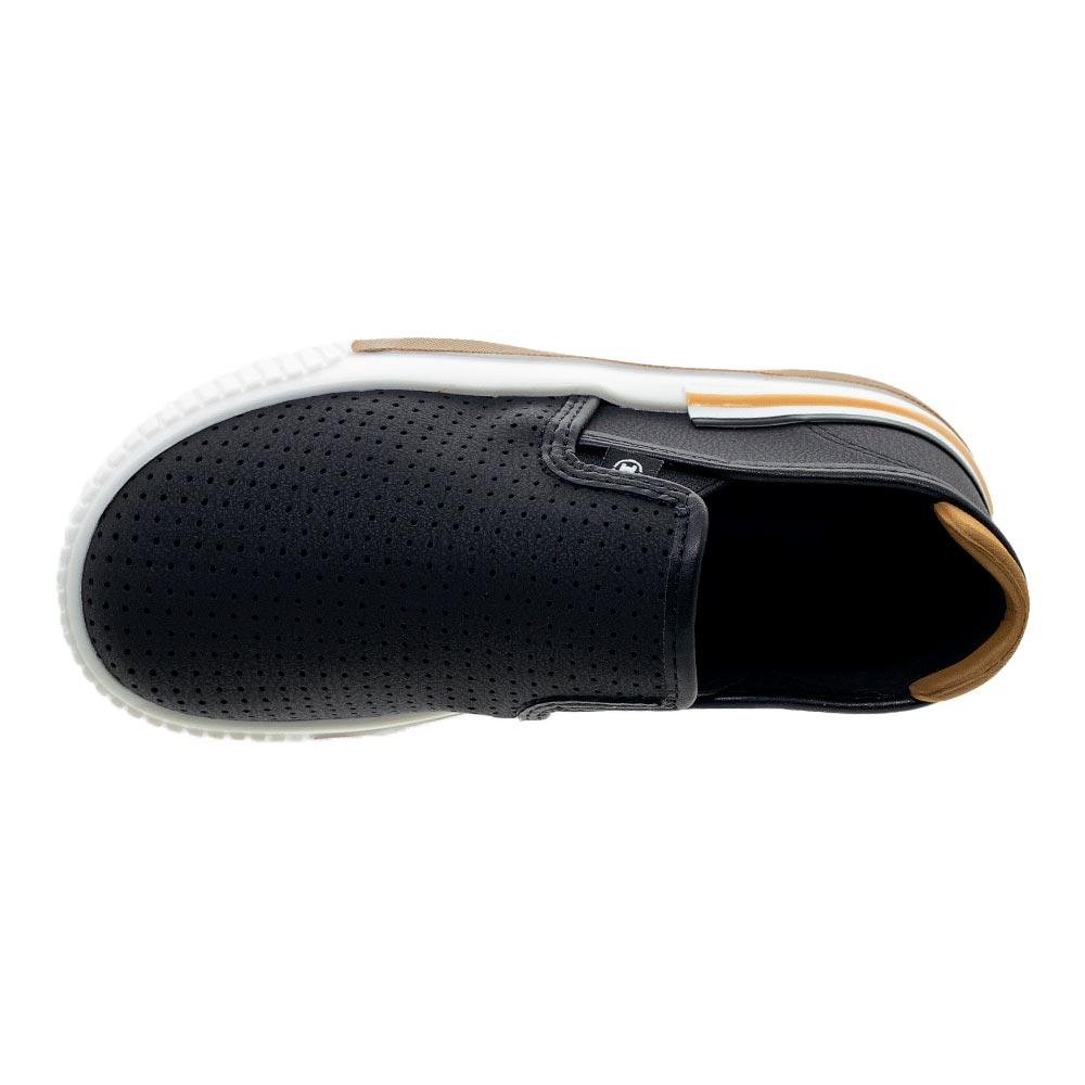 Tênis Infantil Menino Slip On Molekinho 2615.100 Preto Preto 3