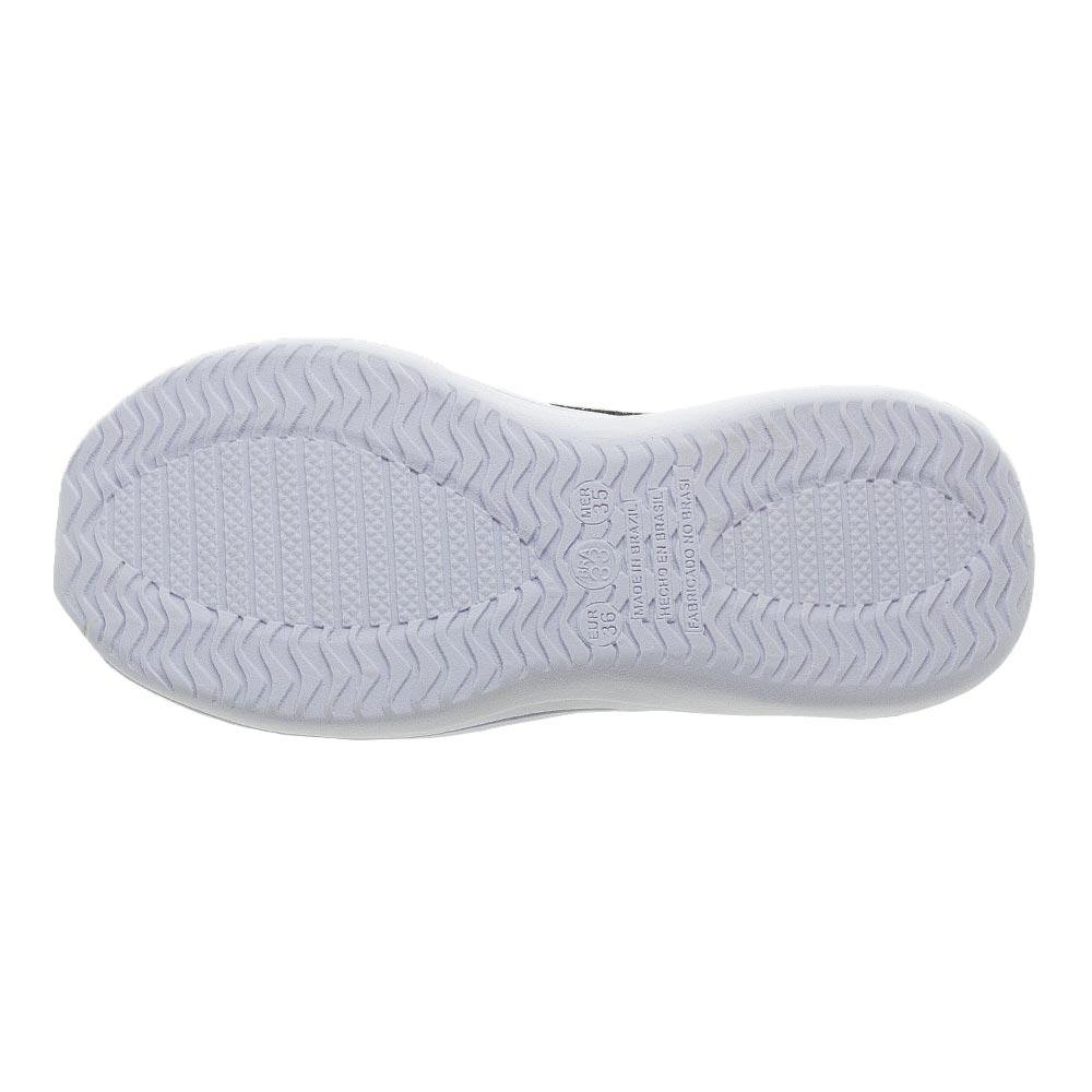 Tênis Casual Infantil Feminino Slip On Fashion Fz 1100-06 Preto Preto 4