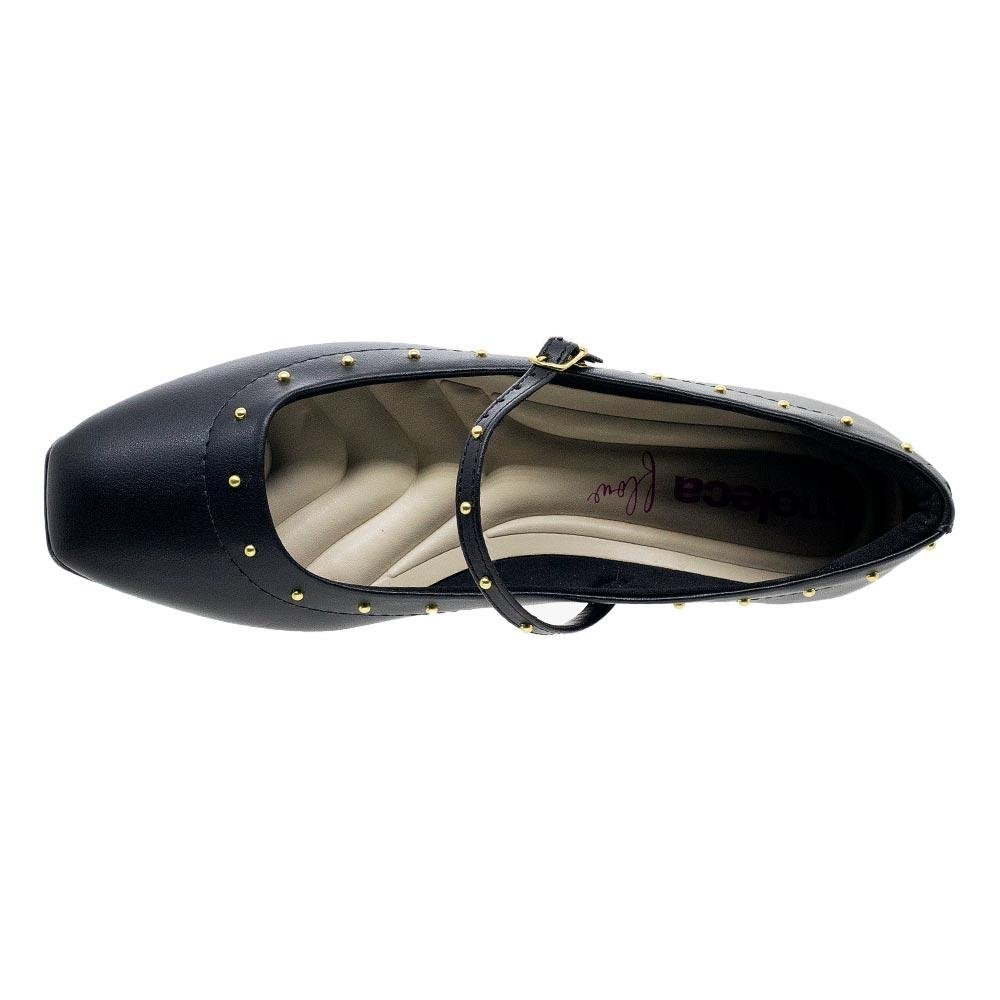 Sapatilha Mary Jane Feminina Moleca 5735.223 Preta Preto 3