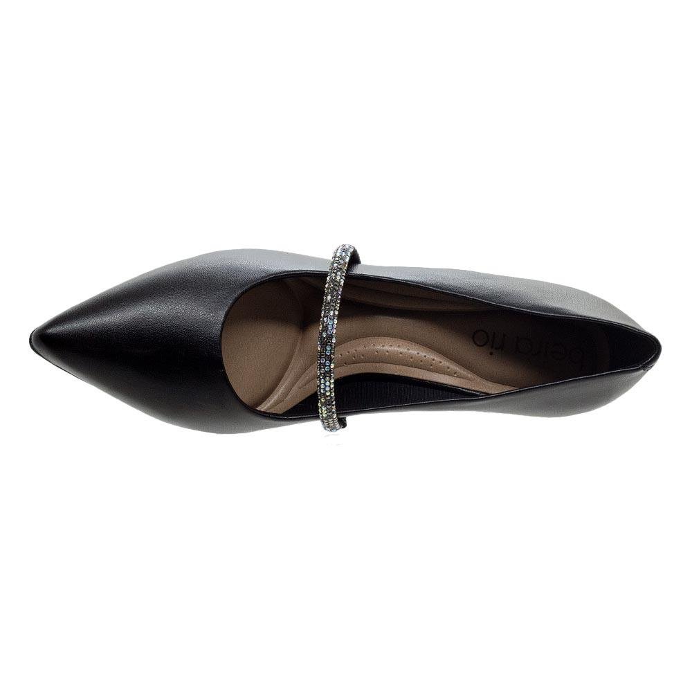 Sapato Mary Jane Feminina Beira Rio 4241.230 Preto Preto 3