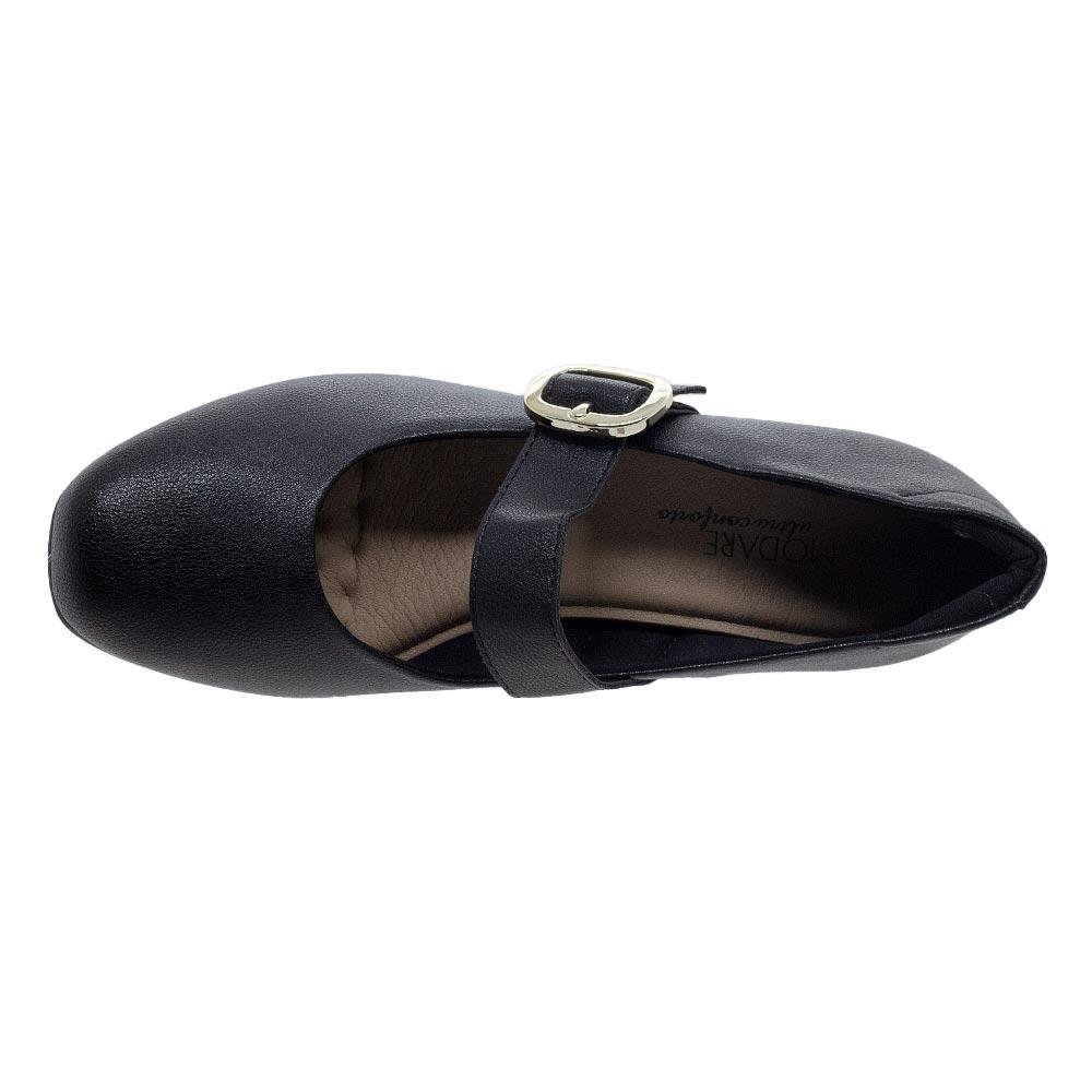 Sapato Boneca Feminino Modare 7373.113 Preto Preto 3