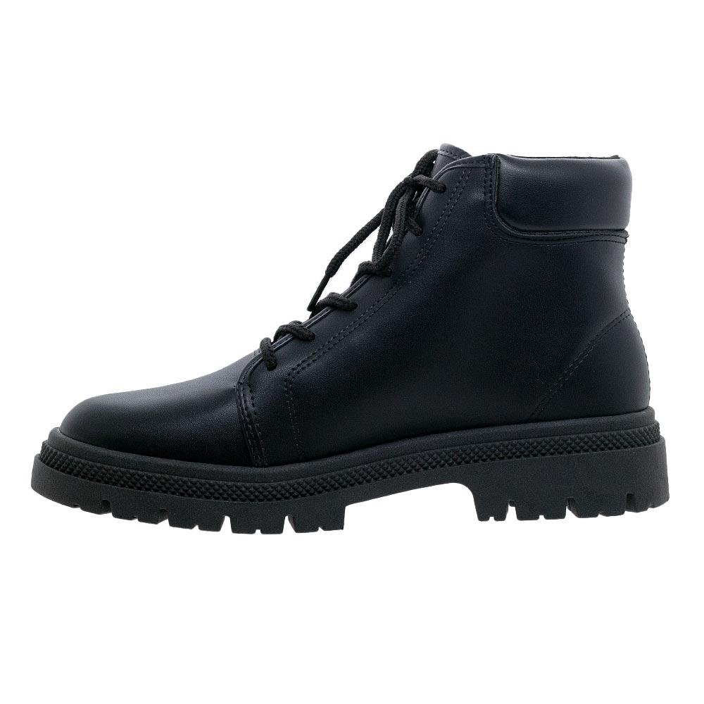 Bota Coturno Feminina Tratorado Moleca 5344.102 Preta Preto 2