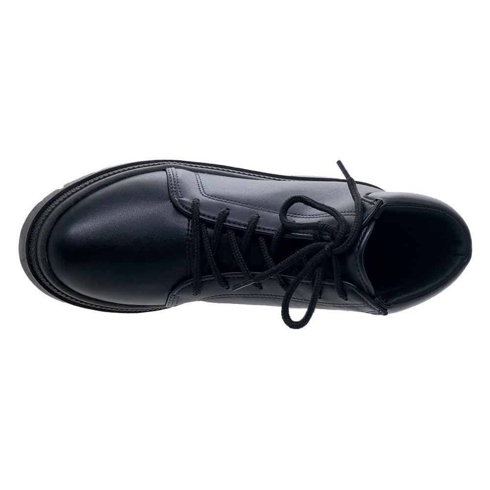 Bota Coturno Feminina Tratorado Moleca 5344.102 Preta Preto 3