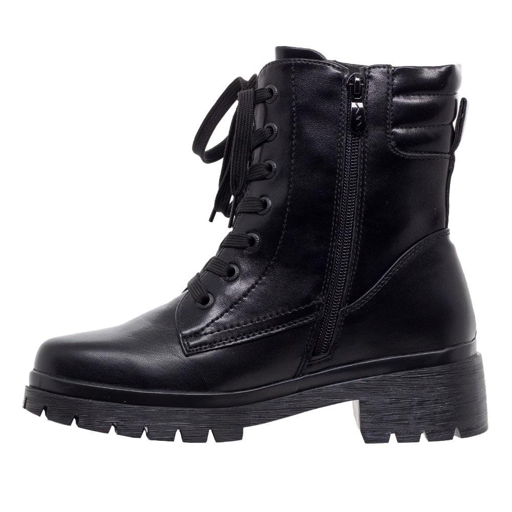 Bota Coturno Feminina Mooncity 72285 Preta Preto 2