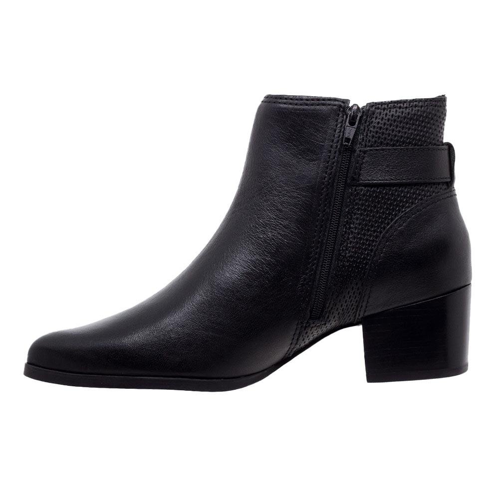 Bota Bottero Cano Curto 349306 Couro Preta Preto 2