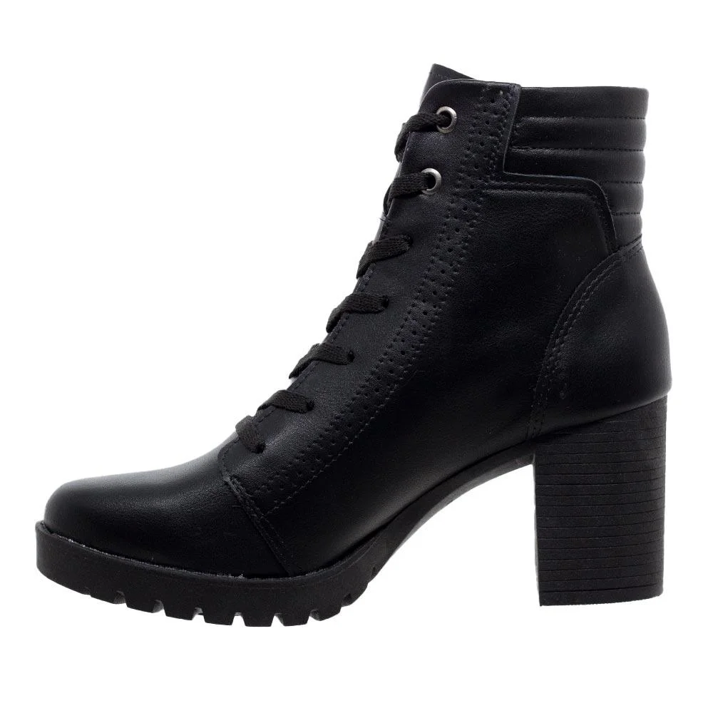 Bota Coturno Feminina Mississipi MI872 Preta Preto 2