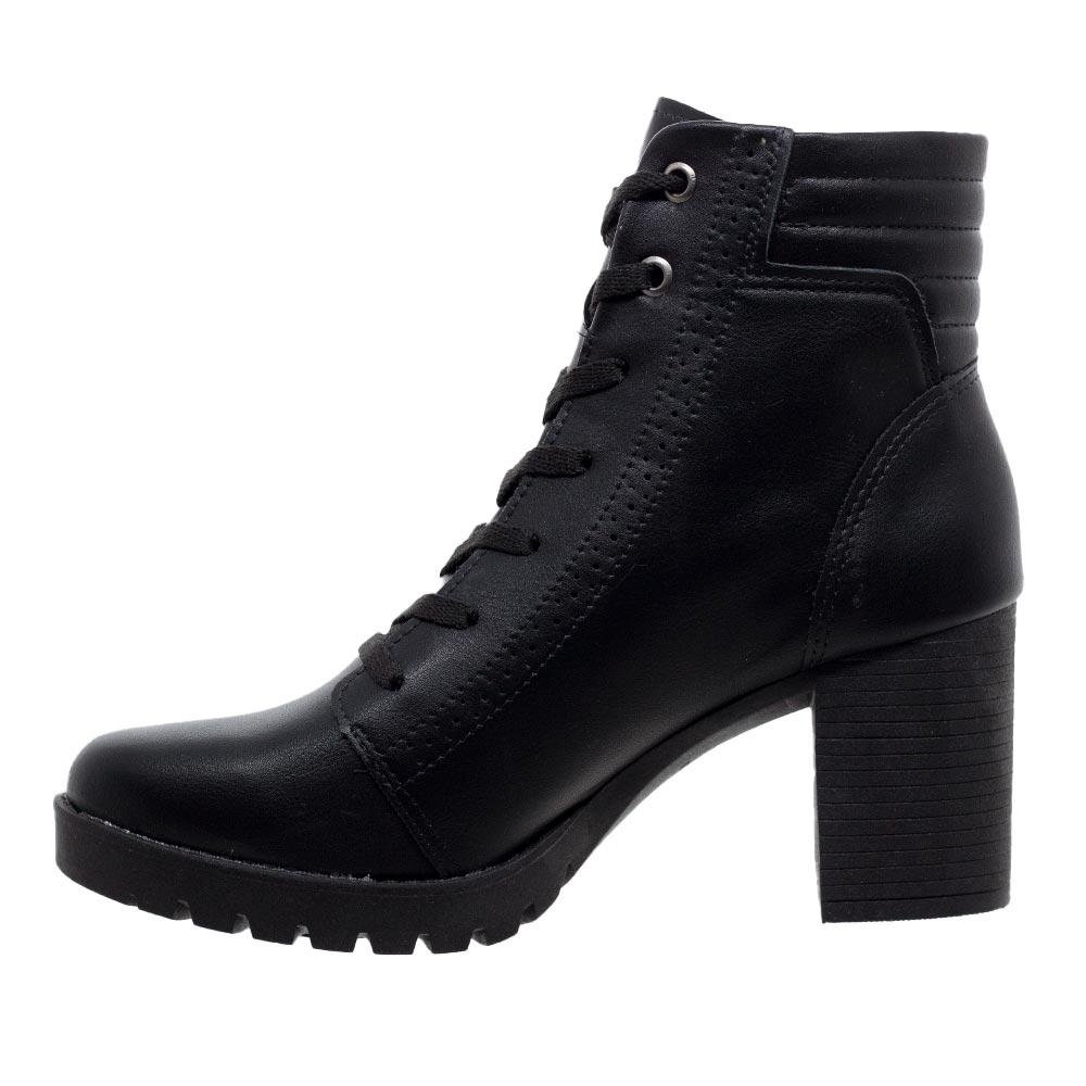 Bota Coturno Feminina Mississipi MI872 Preta Preto 2