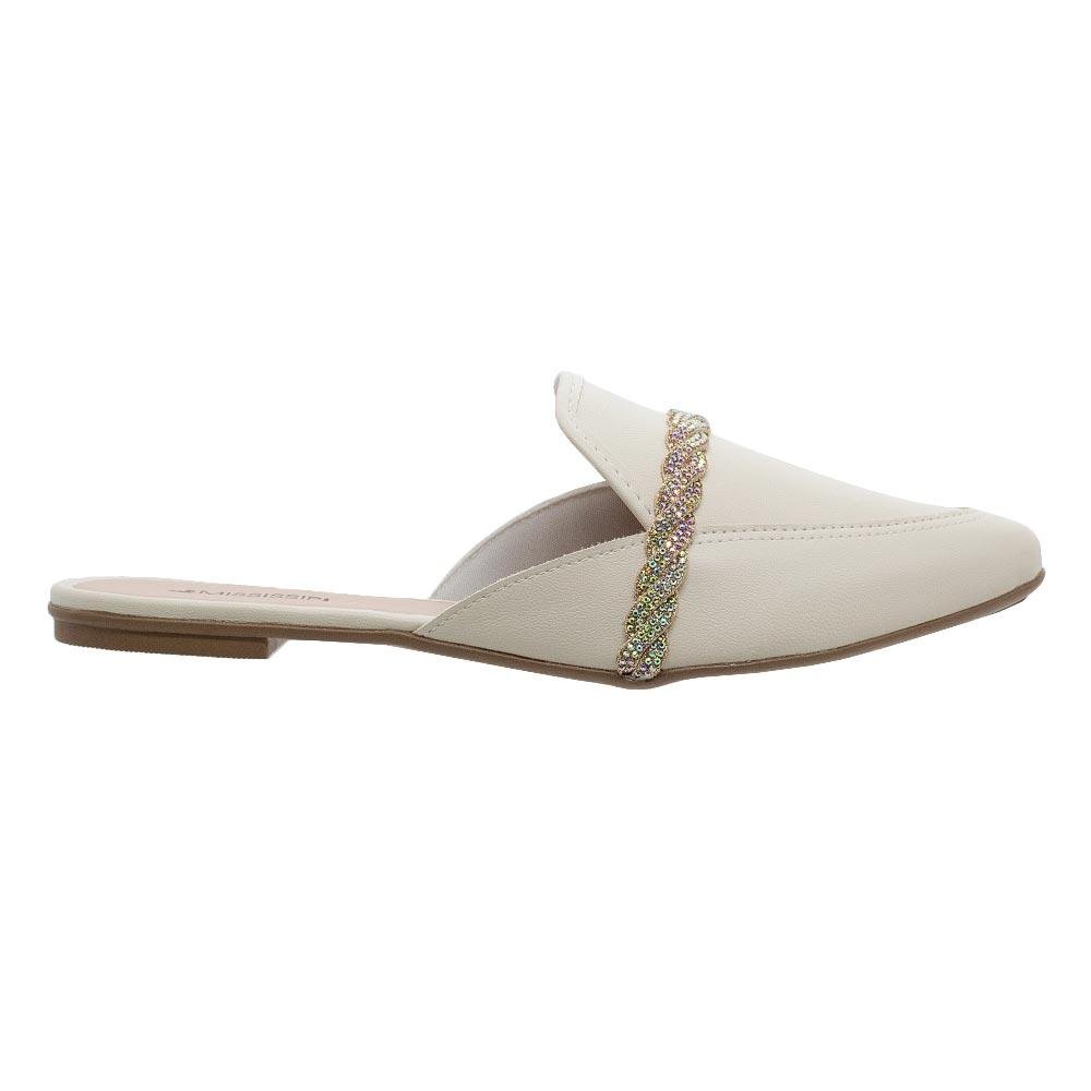 Mule Feminino Mississipi MI761 OffWhite Branco