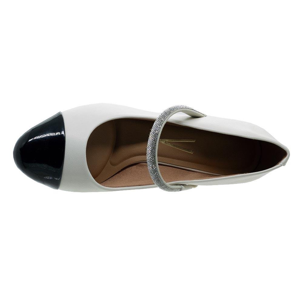 Sapato Mary Jane Feminino Vizzano 1423.103 Branco Branco 3