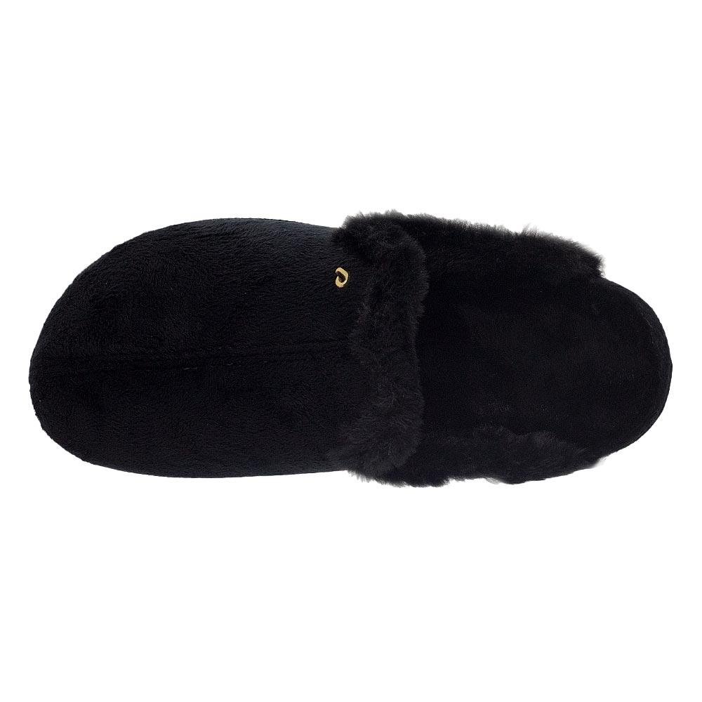 Pantufa Pegada Feminina em Tecido 266005 Preta Preto 3