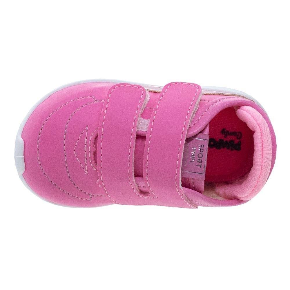 Tênis Infantil Menina Jogging Pimpolho 120161C Rosa Rosa 2