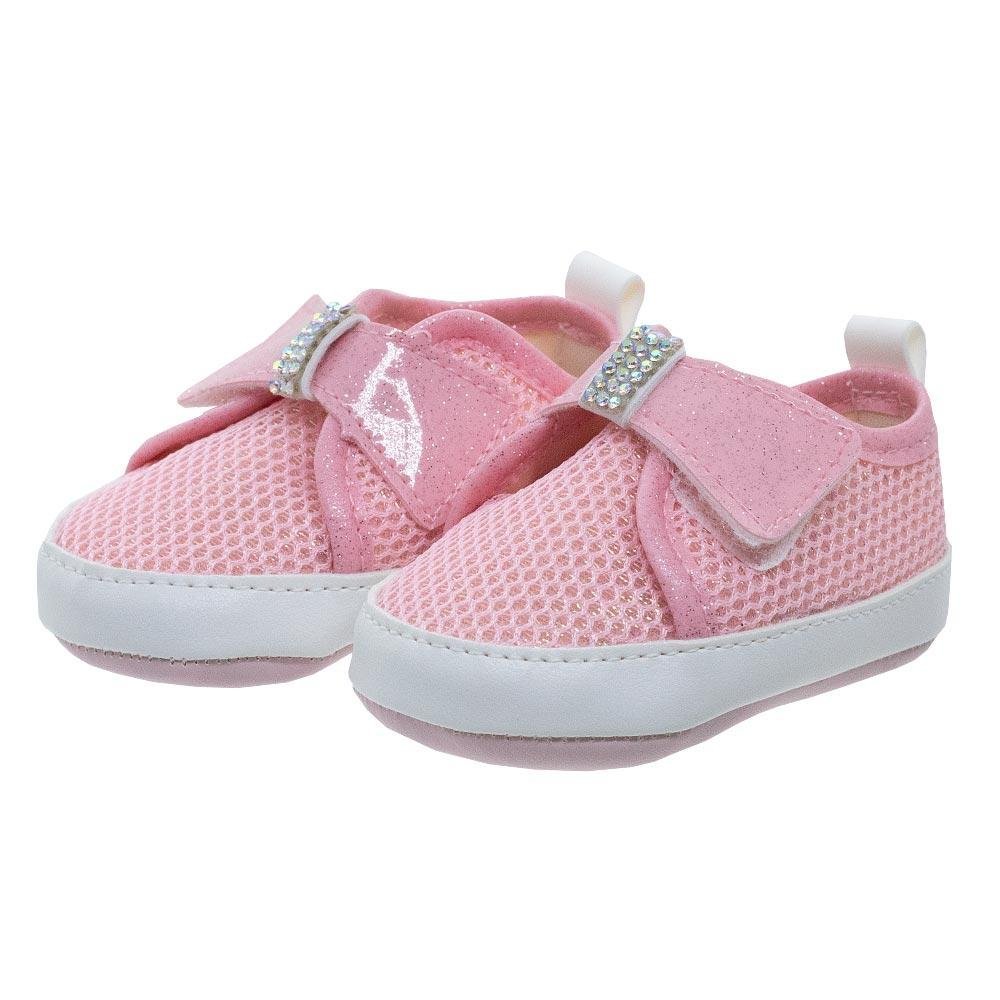 Tênis Bebê Menina Pimpolho 16791C Rosa Rosa 3