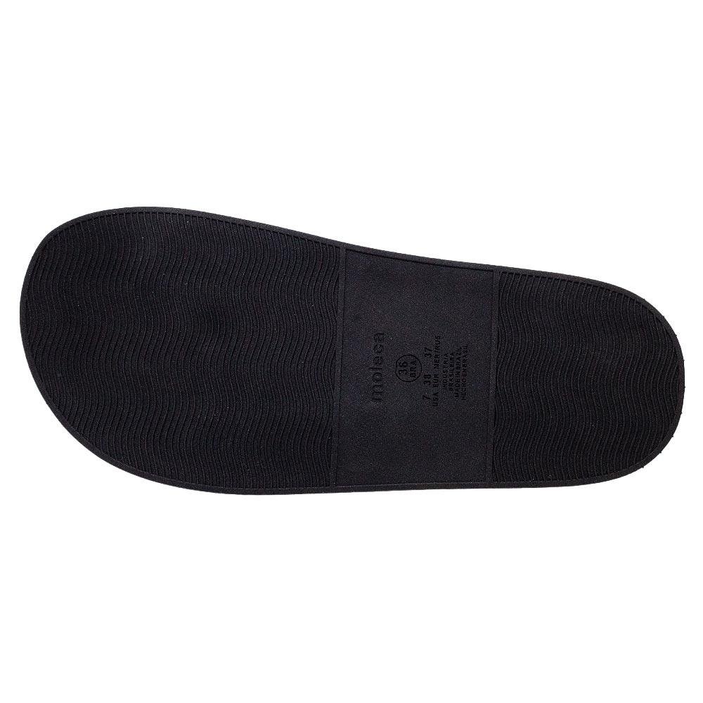 Chinelo Papete Feminino Moleca 5469.135 Preto Preto 4