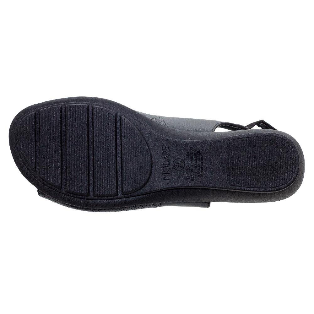 Sandália Anabela Peep Toe Modare 7127.253 Preta Preto 4