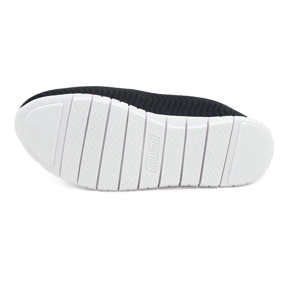 Tênis Casual Slip On Beira Rio Actvitta 4202.500 Preto Preto 4