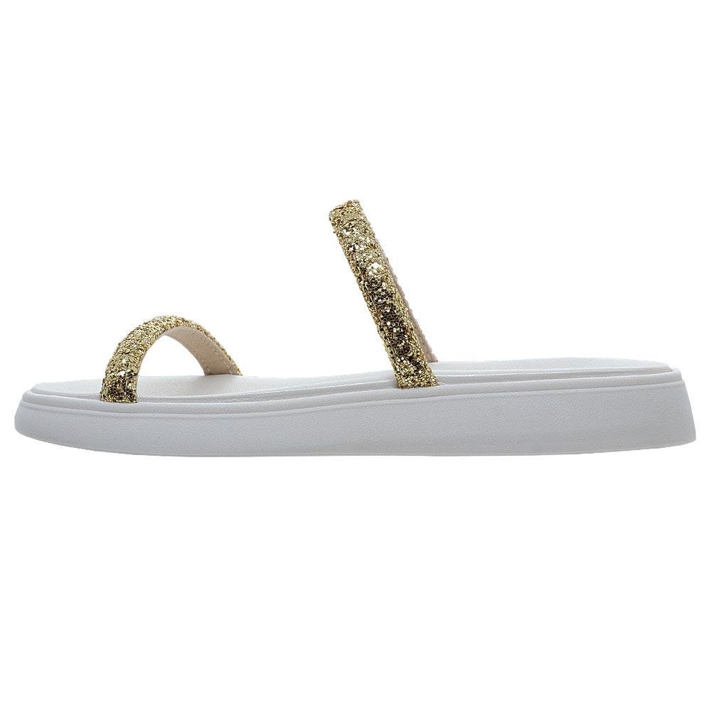 Chinelo Feminino Papete Moleca 5507.100 OffWhite Branco 2