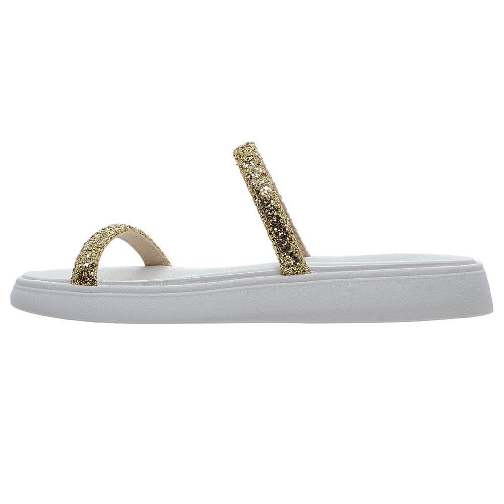 Chinelo Feminino Papete Moleca 5507.100 OffWhite Branco 2