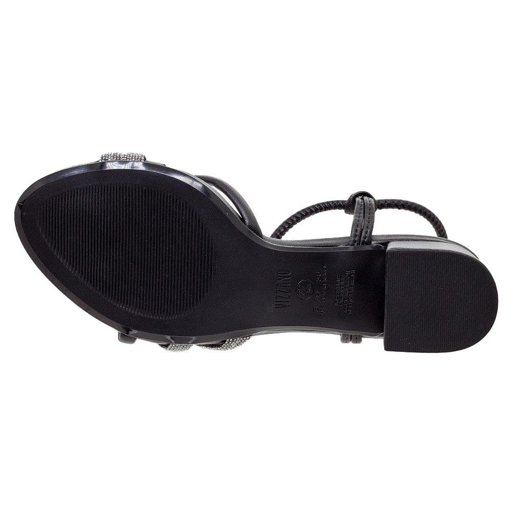 Sandália Salto Médio Vizzano 6291.1174 Preta Preto 4