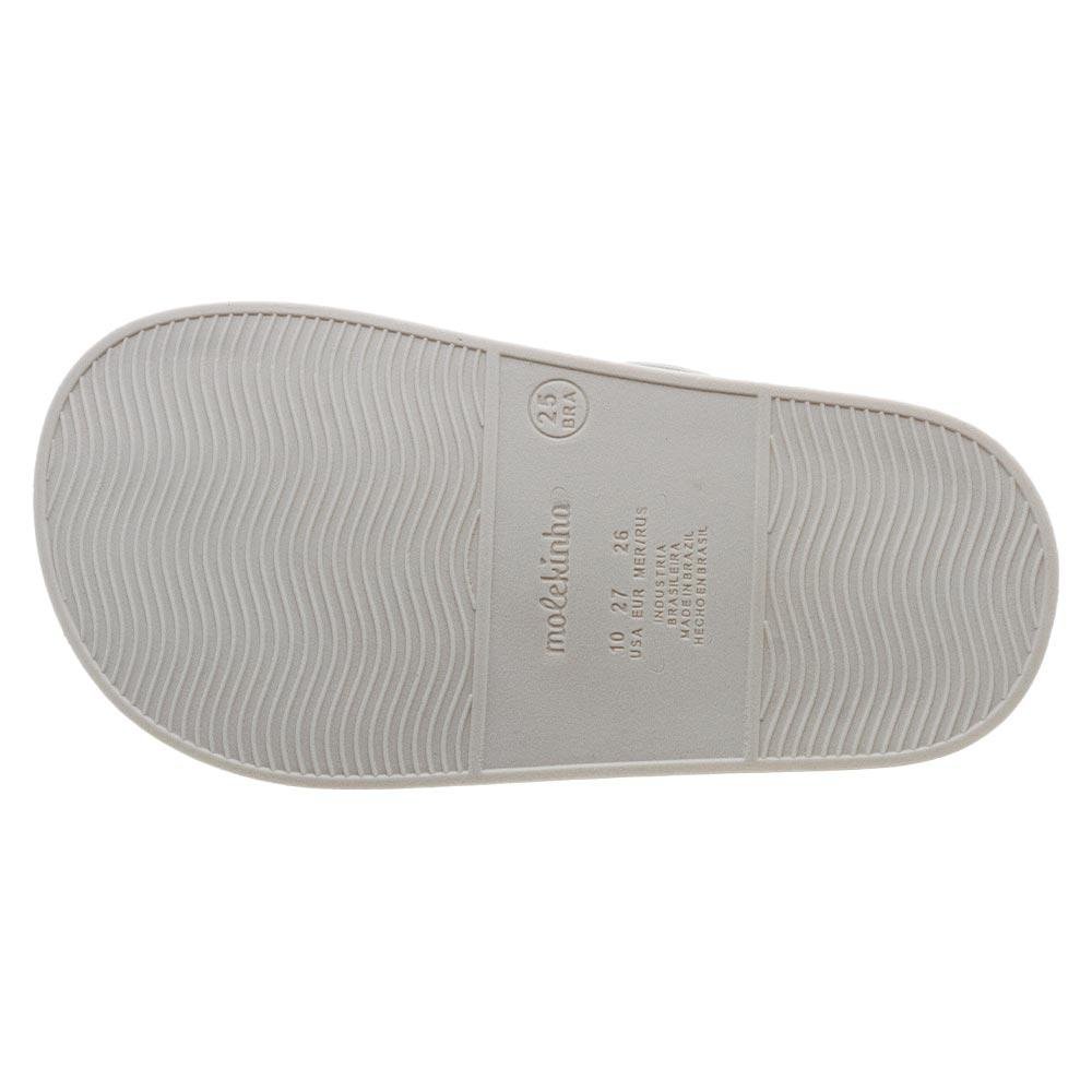Sandália Infantil Menina Molekinha 2733.104 OffWhite Branco 4