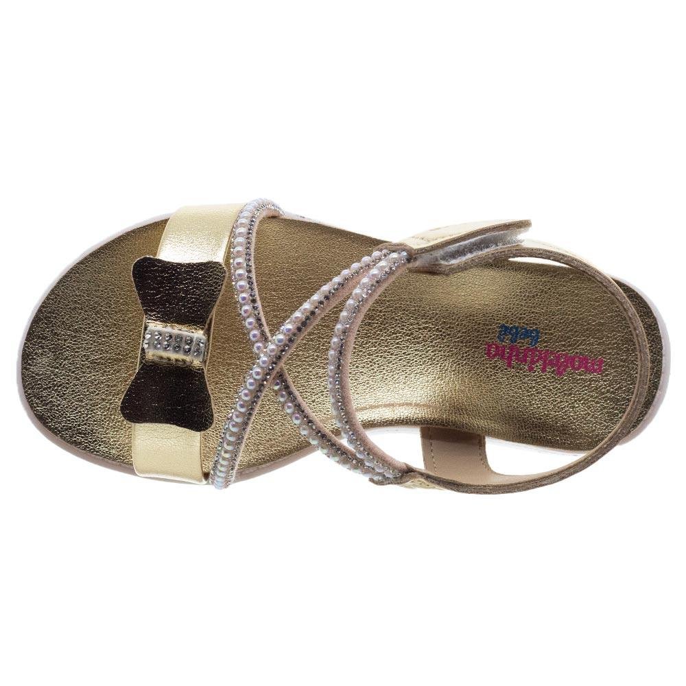 Sandália Infantil Menina Molekinha 2714.425 Dourado Dourado 3