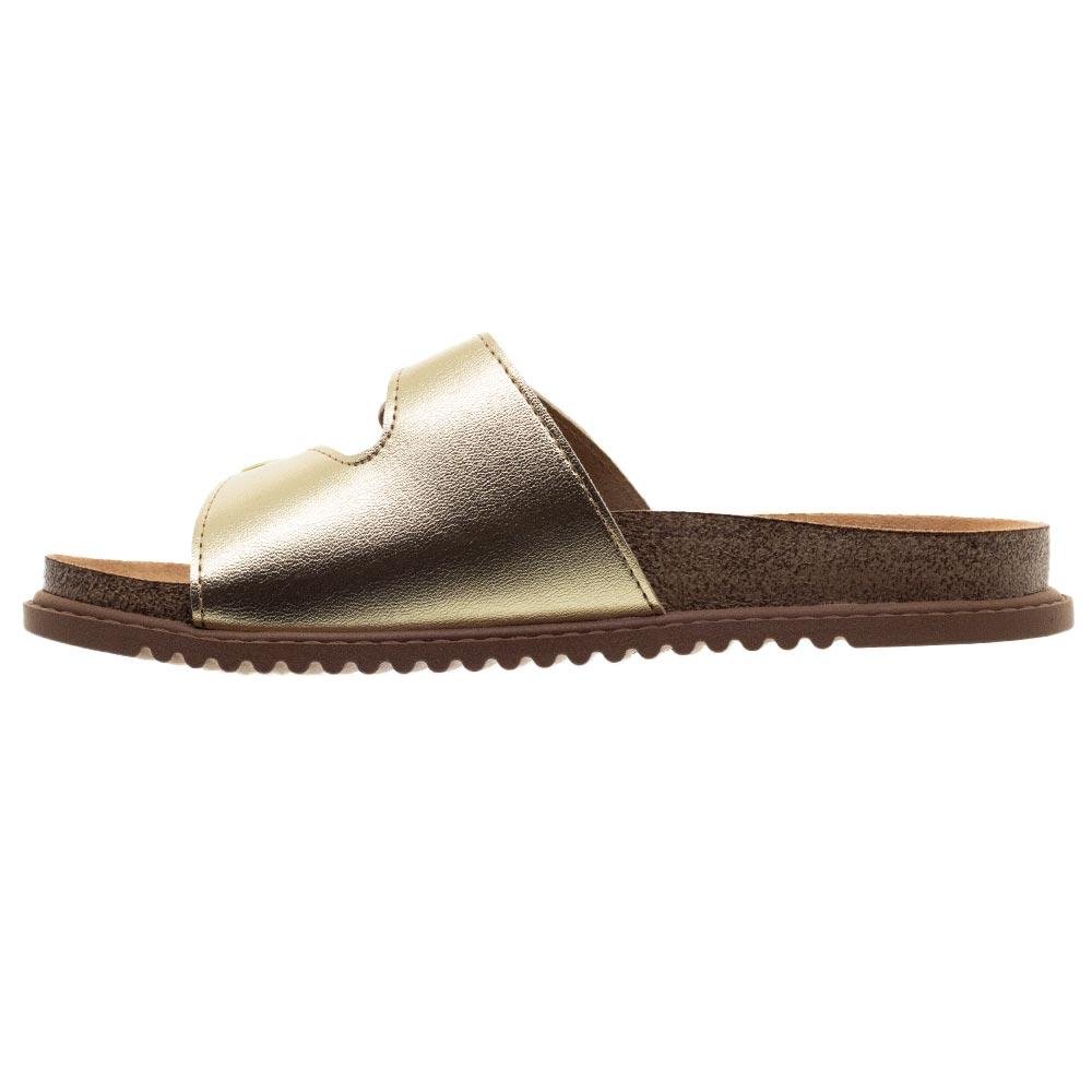 Chinelo Papete Infantil Menina Molekinha 2357.103 Dourado Dourado 2