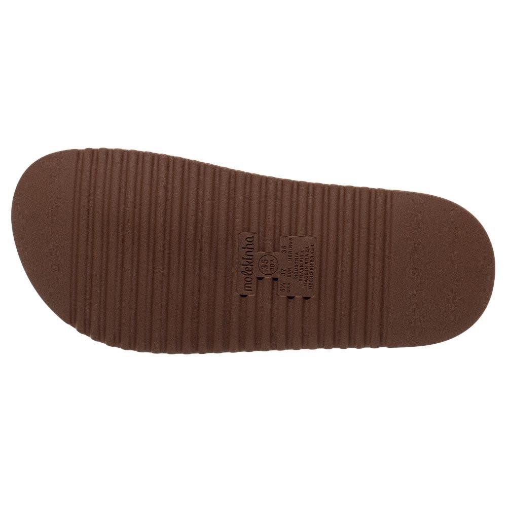 Chinelo Papete Infantil Menina Molekinha 2357.103 Dourado Dourado 4