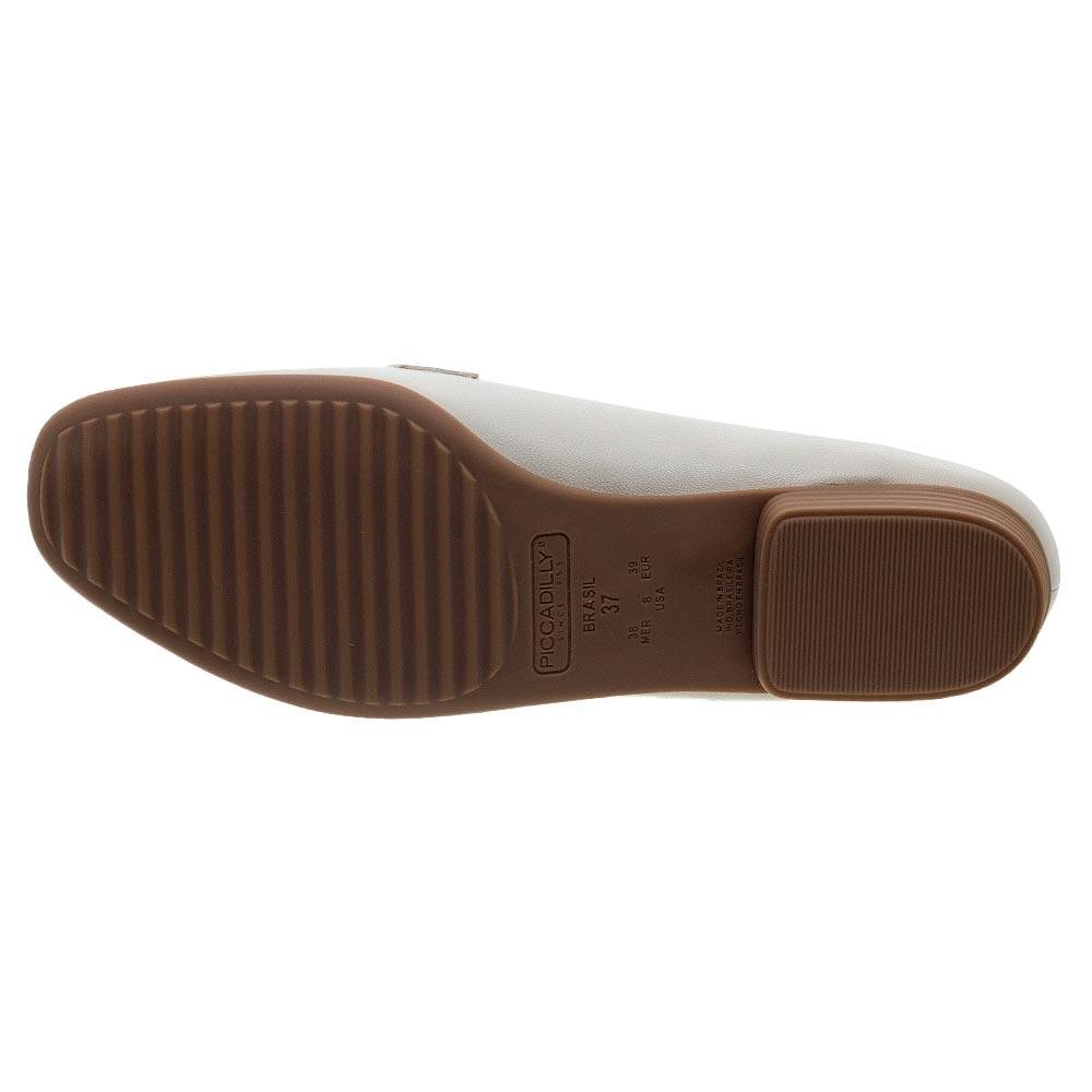 Sapatilha Feminina Piccadilly 250230 Off White Branco 4
