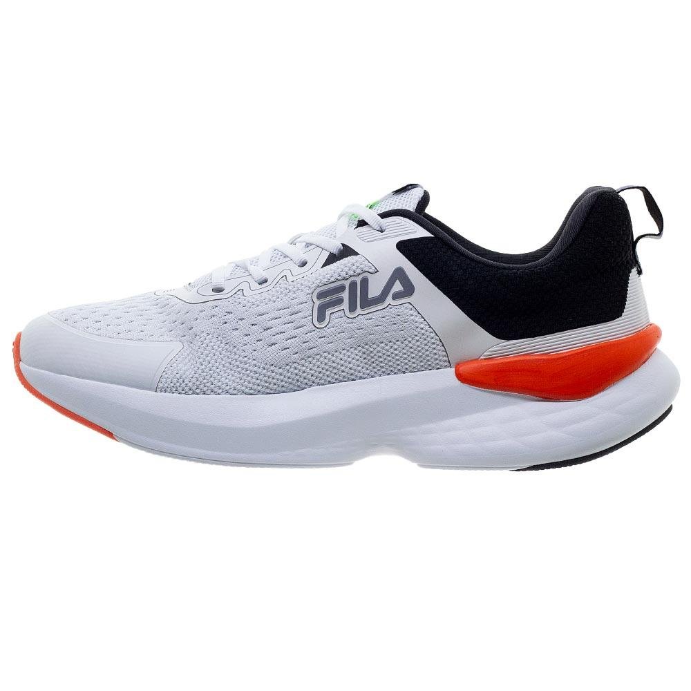 Tênis Casual Masculino Fila Improve Branco Branco 2