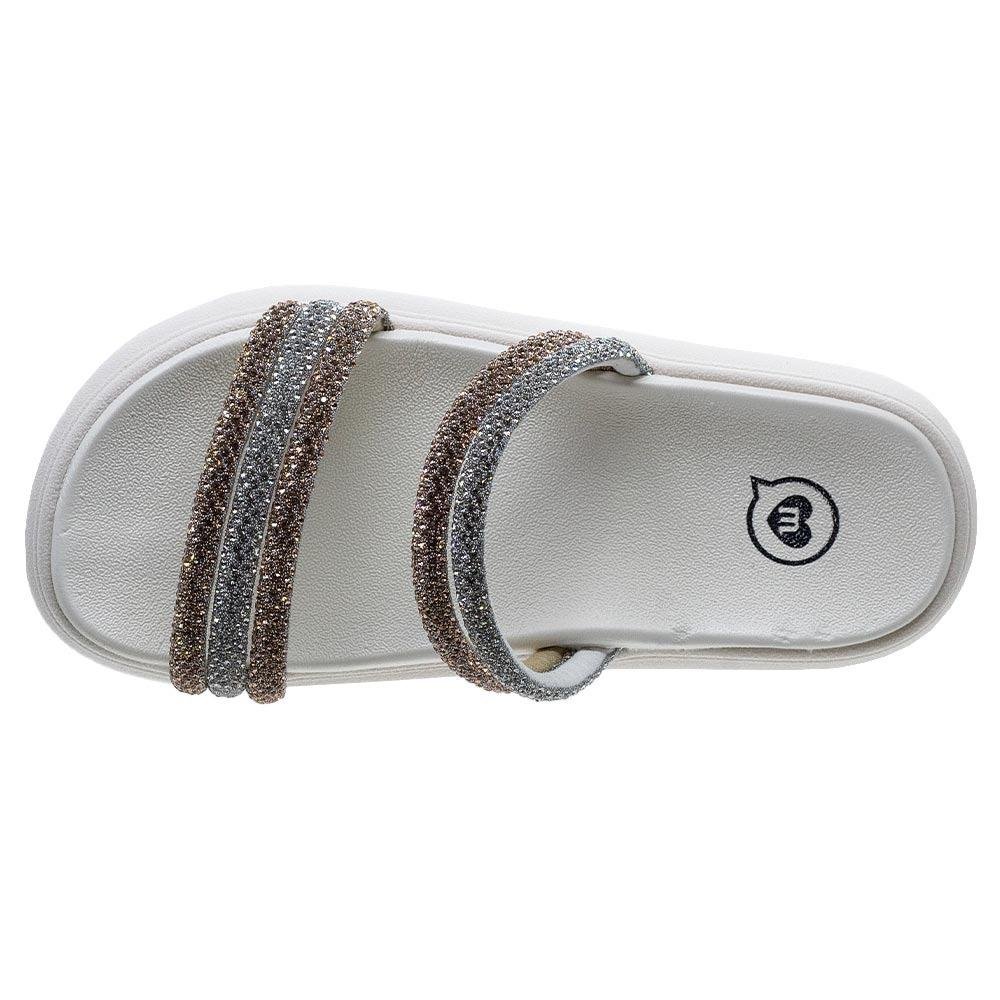 Sandália Papete Infantil Molekinha 2358.103 Branca Branco 3