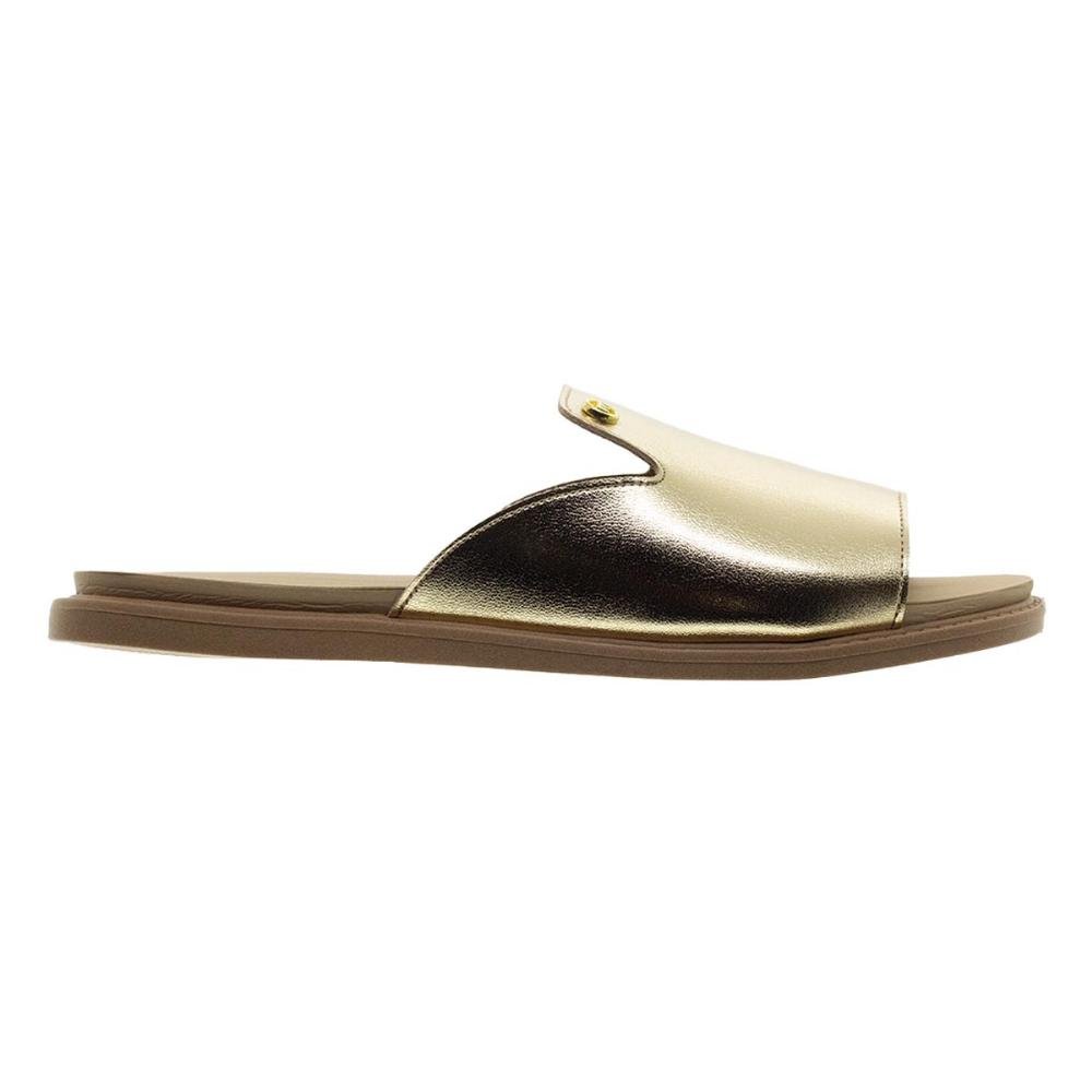 Rasteira Feminina Moleca 5443.202 Dourada Dourado 1