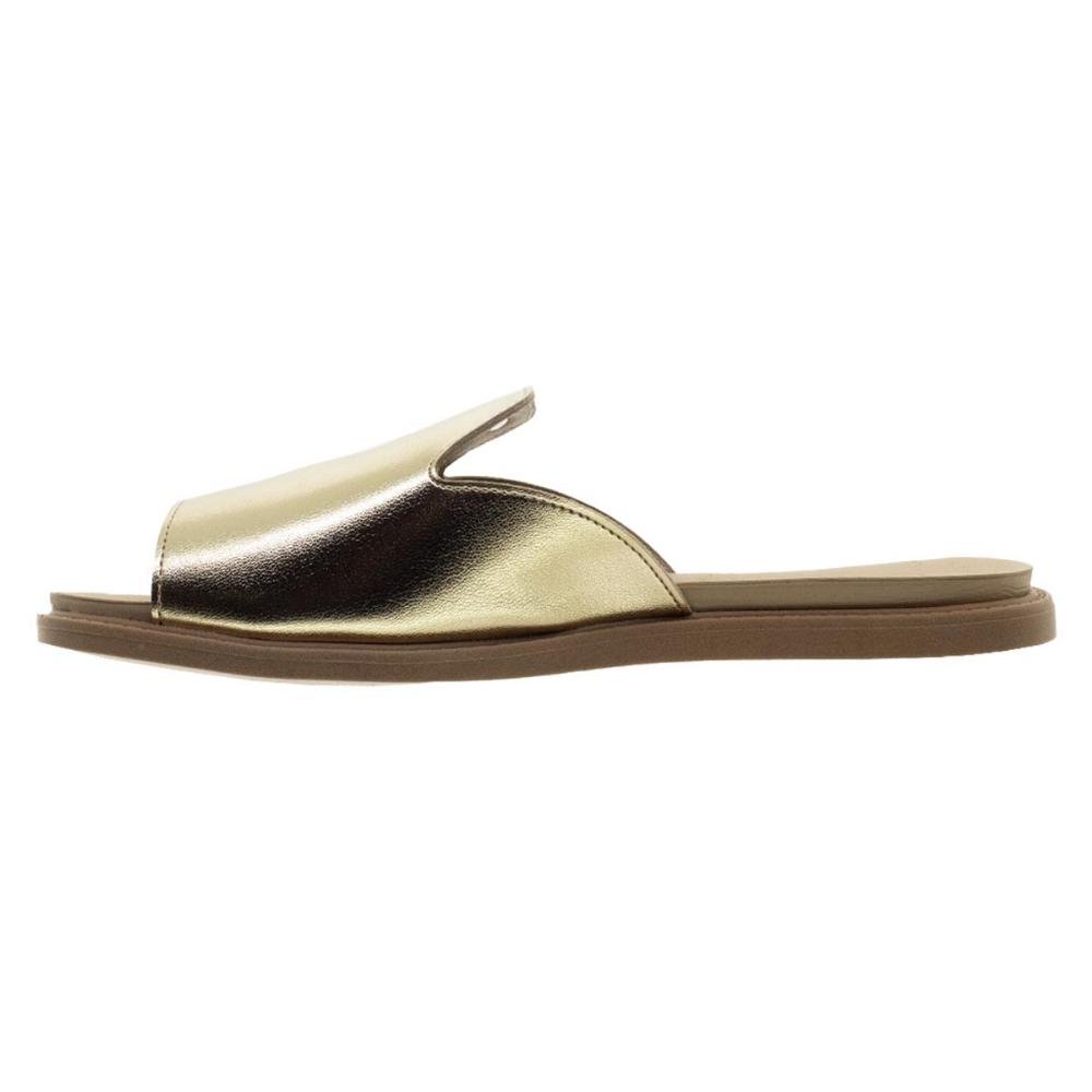 Rasteira Feminina Moleca 5443.202 Dourada Dourado 2