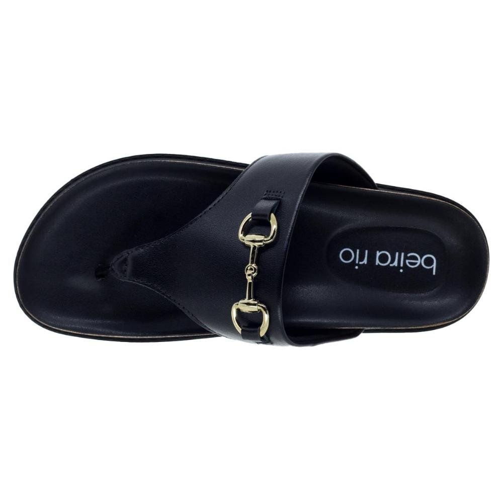 Rasteira Papete Feminina Beira Rio 8524.105 Preto Preto 3