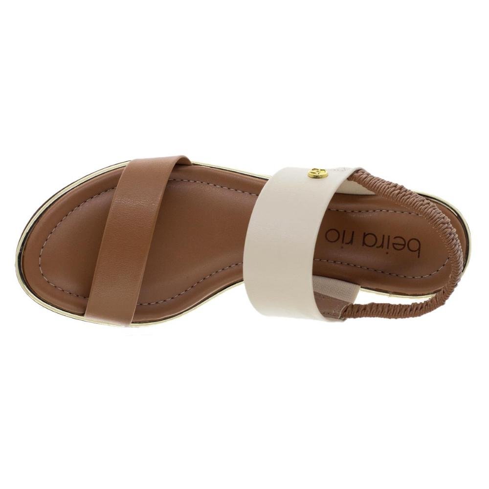 Sandália Salto Médio Beira Rio 8379.221 Nude Bege 3