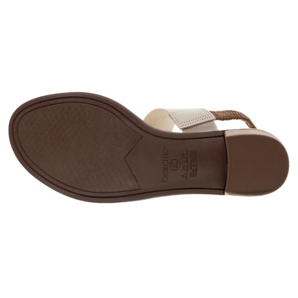 Sandália Salto Médio Beira Rio 8379.221 Nude Bege 4