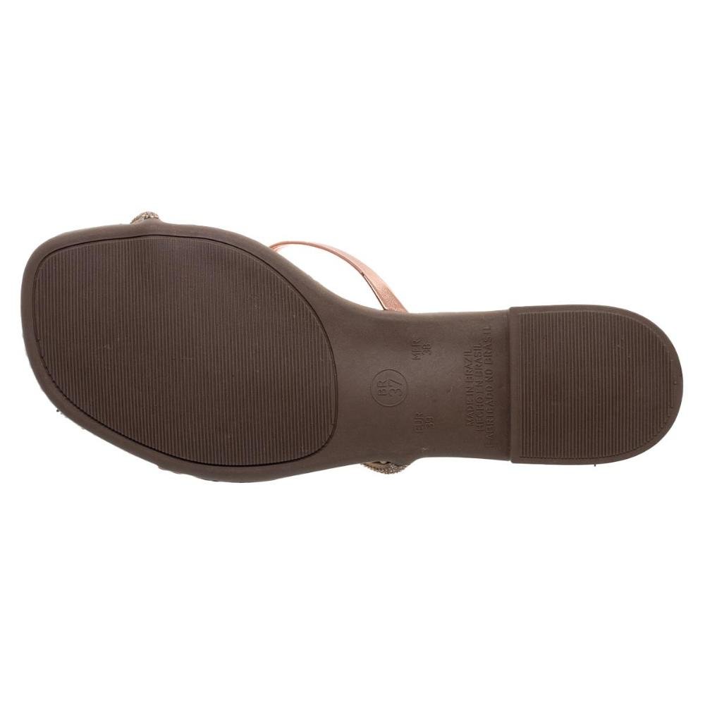 Rasteira Feminina Fashion Fz 02.0519 Rose Rosa 4