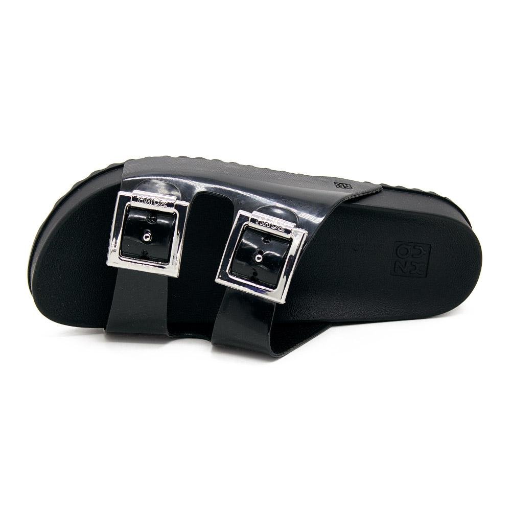 Chinelo Papete Feminino Zaxy Partner III 18063 Preto Preto 3