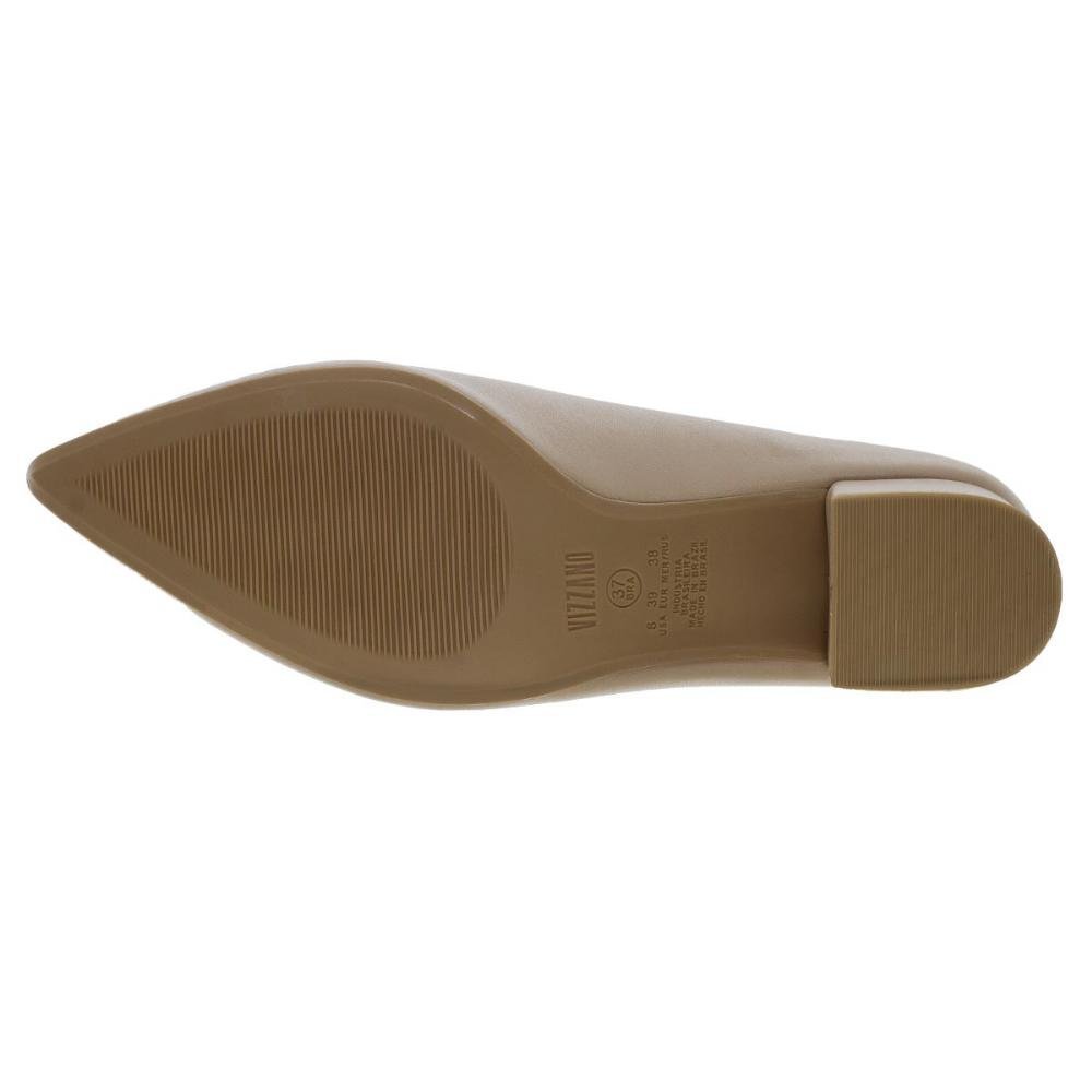 Sapato Salto Médio Feminino Vizzano 1220.315 Bege Bege 4