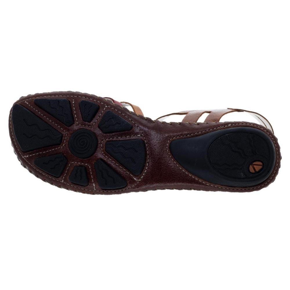 Sandália Rasteira Andacco Jade 12382 Couro Marrom Marrom 4
